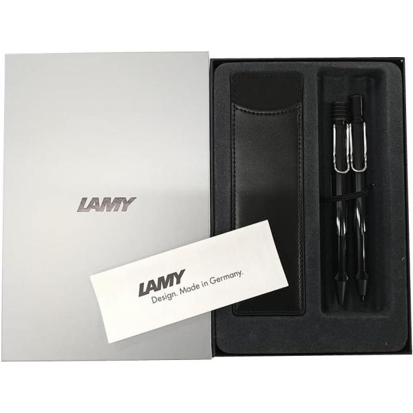 【ラッピング無料】 LAMY ラミー ボールペン シャープペン セット サファリ シャイニーブラック...