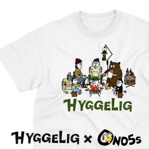 HYGGELIG × ONO5s 焚き火 キャンプファイヤー Tシャツ ソトアソビ アウトドア H502｜mintee