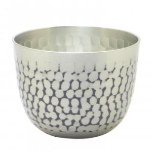 新光堂　銅製錫被仕上げ 鎚目 ぐい呑み 80ml　SA-0114