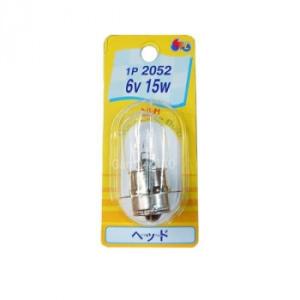 M＆Hマツシマ 白熱電球(1個入) 6v15w T19 P15S25-1  1P2052