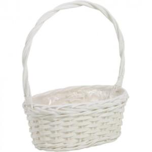 エスジーワンダーゾーン 柳＆ウッド 3.5号連鉢横手付ホワイト 318-35TEW