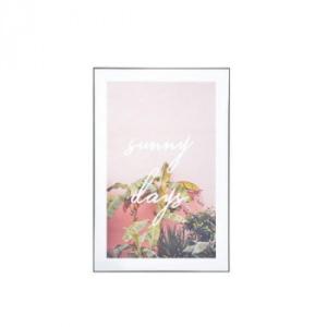 東谷 アートパネル 写真 葉 ホワイト 80×120cm  ART-200B