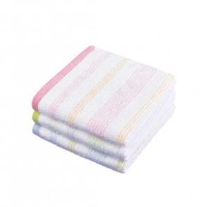 泉州産プリズムボーダーミニバスタオル 3色組 K-4208-3