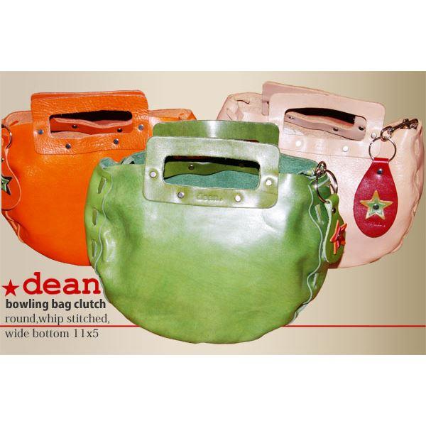 ds-dean（ディーン） bowling bag ハンドバッグ ライム