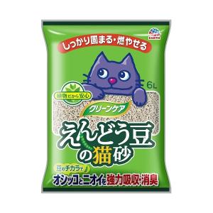 ds-（まとめ）クリーンケア えんどう豆の猫砂 （ペット用品）〔×5セット〕｜minterior