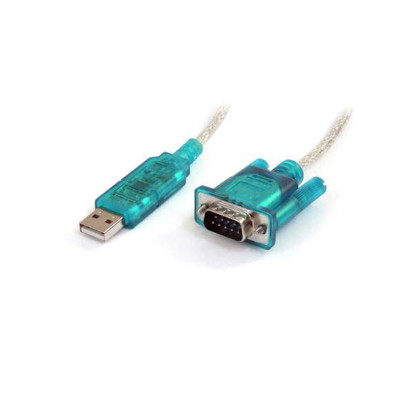 ds-（まとめ）StarTech.com USB-RS232C シリアル変換ケーブル 91cm US...