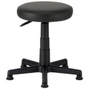ds-ジョインテックス 丸イス C913J PVC ブラック 組立品