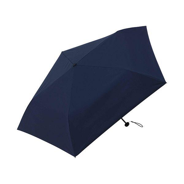 （まとめ） スギハラ ミニ折りたたみ傘 超軽量 晴雨兼用 TONICAL 50cm 無地 ネイビー ...