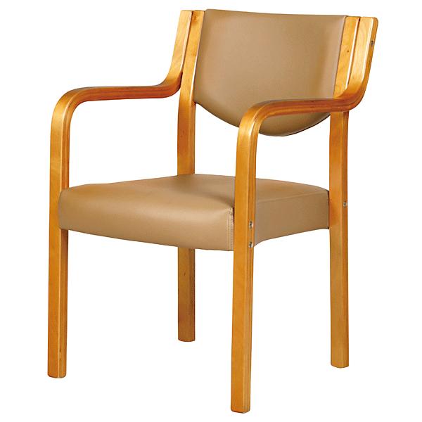 肘付き木製チェア 福祉 介護 椅子 施設 デイサービス MC-510NA 介護 椅子 肘付 食堂 椅...