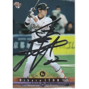 16BBM 1stバージョン 炭谷銀仁朗 銀箔サインパラレル : スポーツカード