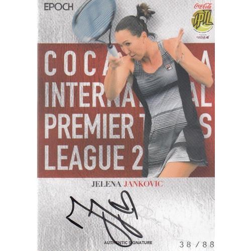 16EPOCH テニス IPTL エレナ・ヤンコビッチ 直筆サインカード 88枚限定