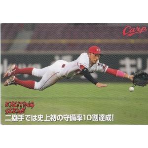 21カルビープロ野球チップス第1弾 ES-11 菊池涼介 エキサイティング