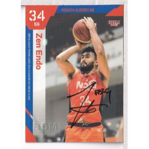 22-23BBM B.LEAGUE FAST BREAK 1st Half 中野司 直筆サインカード 通常 