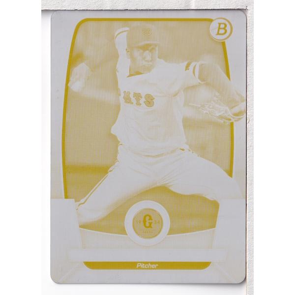 23TOPPS BOWMAN NPB 大勢 PRINTING PLATE YELLOW 1of1