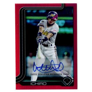 25TOPPS NPB ベースボールカード イチロー 直筆サインカード RED FOIL 5/5