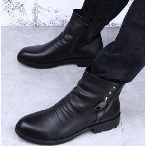 ブーツメンズミリタリーブーツ長靴ワークブーツカッコイイヒップホップトリート系靴シューズ Xkun77 Wdiha243 Minto 通販 Yahoo ショッピング