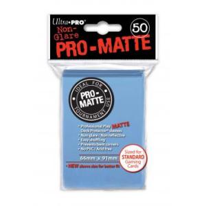Ultra・PRO 通常サイズカード用 デッキプロテクタースリーブ PRO-MATTE ライトブルー...