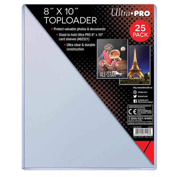 Ultra・PRO トップローダー 大判フォトサイズ 8x10 inch [25枚入り][1ボックス...
