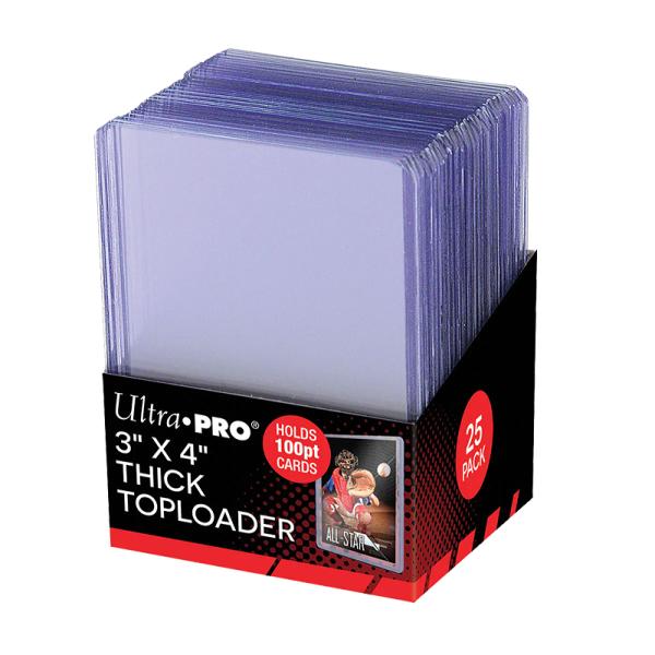 Ultra・PRO トップローダー 厚型カード用 100pt(約2.5mm)[25枚入り][1ボック...