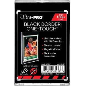 Ultra・PRO ワンタッチ マグネットホルダー 130pt(約3.3mm)厚 黒枠 (UV加工)