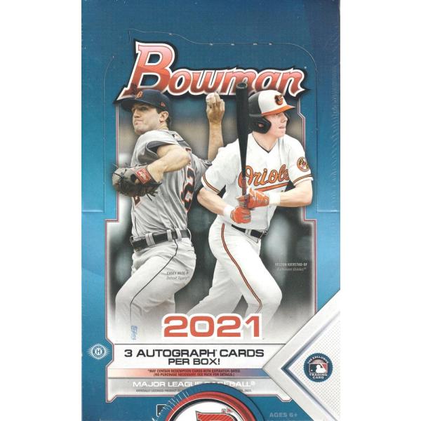 MLB 2021 BOWMAN BASEBALL JUMBO[1ボックス]