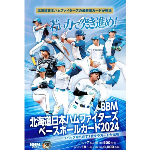 ◆予約◆BBM 2024 北海道日本ハムファイターズ[1ボックス]