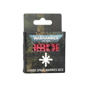 ケイオス・スペースマリーン・ダイス【ウォーハンマー:40000】CHAOS SPACE MARINES DICE (WARHAMMER 40k)｜mintplus