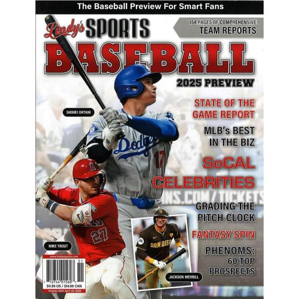 [MLB雑誌] LINDY'S SPORTS --BASEBALL 2025 PREVIEW (表紙...