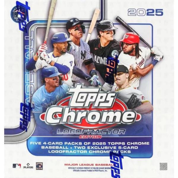 MLB 2025 TOPPS CHROME LOGOFRACTOR MEGA BOX[1ボックス]