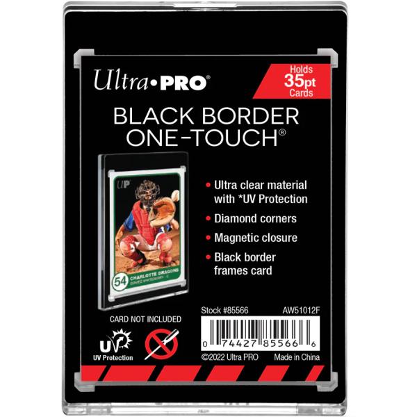 Ultra・PRO ワンタッチ マグネットホルダー 35pt(約0.9mm)厚 黒枠 (UV加工)[...