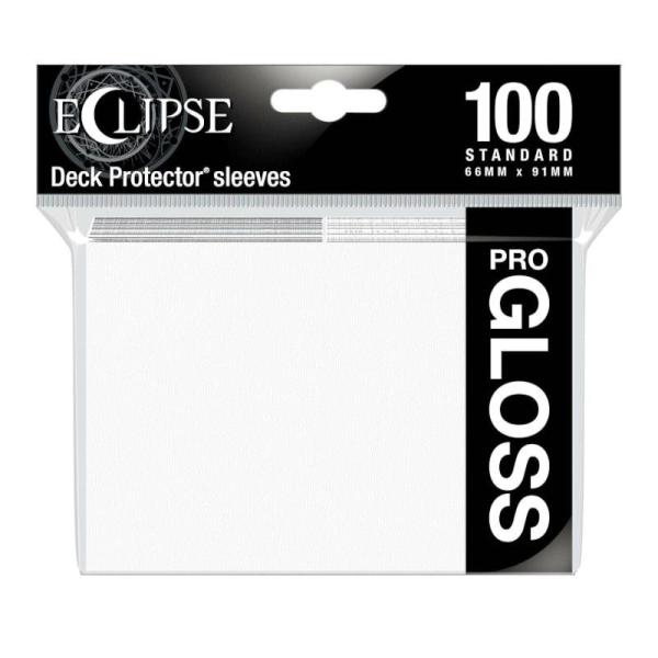 Ultra・PRO エクリプススリーブ グロス(スタンダードサイズ) 高光沢 アークティックホワイト...