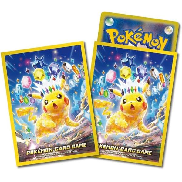 ポケモンカードゲーム デッキシールド プレミアム・グロス テラスタイプ:ステラ ピカチュウ[64枚入...