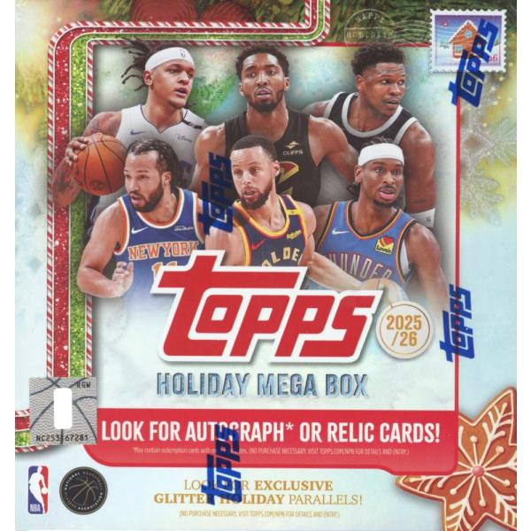 NBA 2025 -26 TOPPS HOLIDAY MEGA BOX[1ボックス]