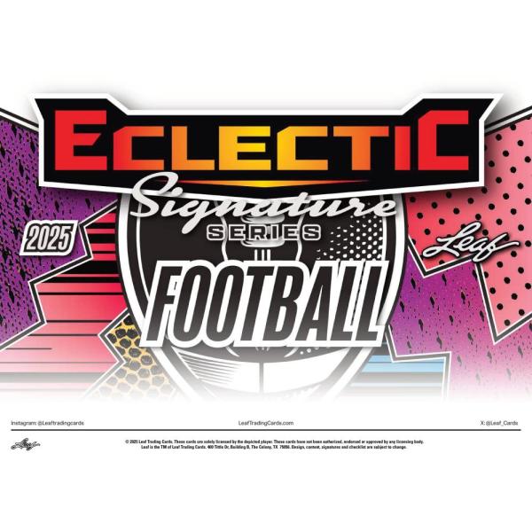 2025 LEAF ECLECTIC SIGNATURES SERIES FOOTBALL MYTH...