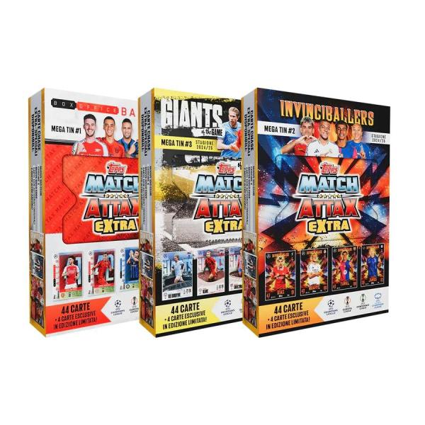 SOCCER 2024-25 TOPPS MATCH ATTAX EXTRA MEGA TIN[1ボ...