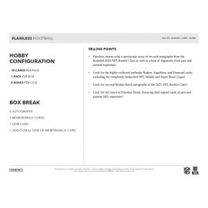 NFL 2025 PANINI FLAWLES...の詳細画像5