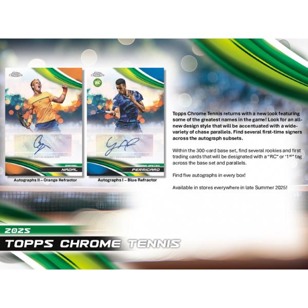 TENNIS 2025 TOPPS CHROME BREAKER DELIGHT[1ボックス]