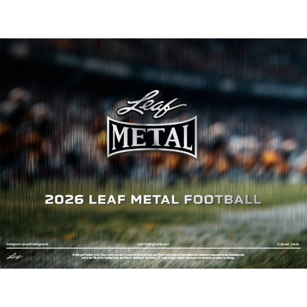 NFL 2026 LEAF METAL JUMBO | 2026 リーフ メタル フットボール ジャ...