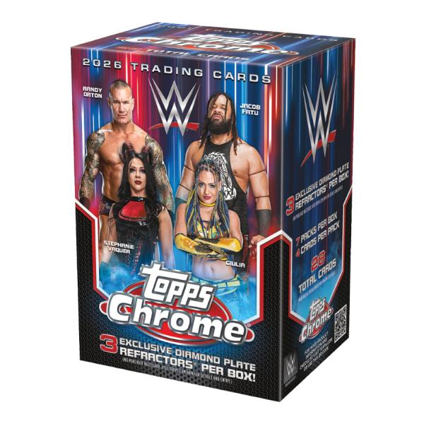 WWE 2026 TOPPS CHROME VALUE BOX【購入制限4ボックスまで】[1ボックス...