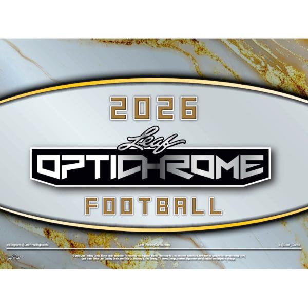 NFL 2026 LEAF OPTICHROME HOBBY | 2026 リーフ オプティクローム...