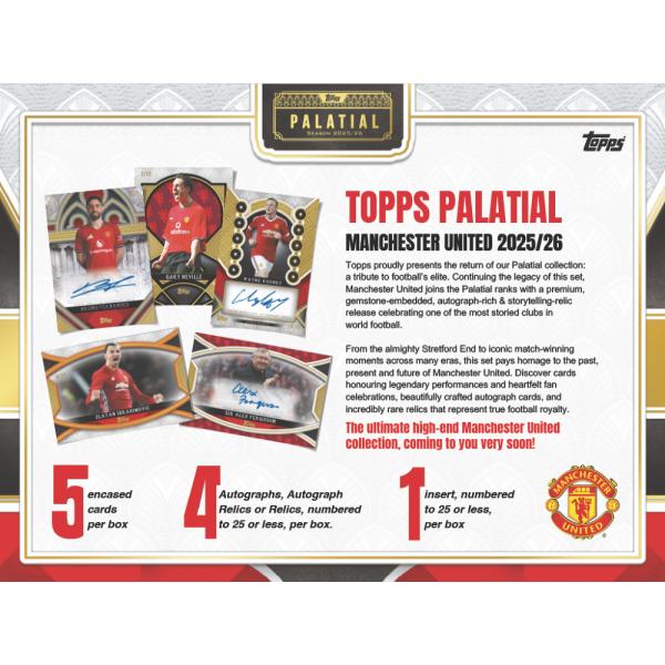 SOCCER 2025-26 TOPPS PALATIAL MANCHESTER UNITED【購入...