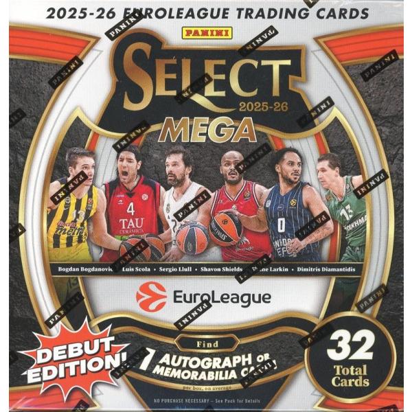 2025-26 PANINI SELECT EUROLEAGUE BASKETBALL MEGA B...