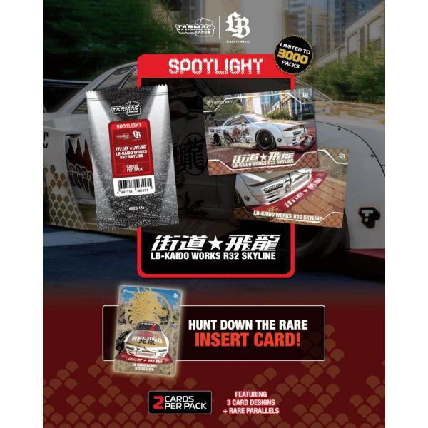 ◆予約◆TARMAC CARDS SPOTLIGHT LB-KAIDO WORKS R32 SKYL...