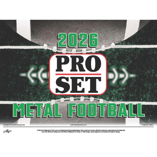 2026 LEAF PRO SET METAL FOOTBALL HOBBY | 2026 リーフ ...