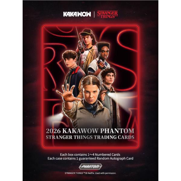 2026 KAKAWOW PHANTOM STRANGER THINGS TRADING CARDS...