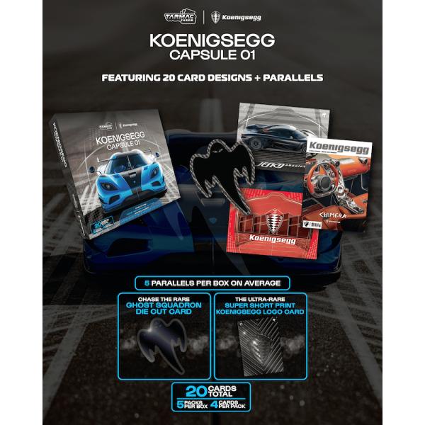 ◆予約◆2026 TARMAC CARDS KOENIGSEGG CAPSULE 01[1ボックス]
