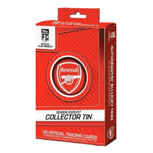 SOCCER 2026-27 TOPPS COLLECTOR TIN ARSENAL HOBBY[1...
