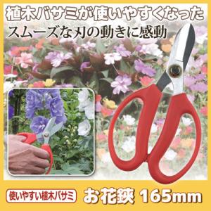 使いやすい 植木バサミ お花鋏 165mm　剪定ばさみ 盆栽
