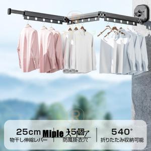 物干し竿 吸盤式 伸縮式 室内物干し コンパク...の詳細画像4