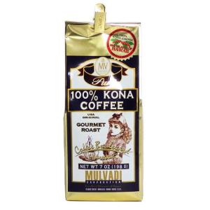 １００％コナ　Ground（挽き済みの粉）　マルバディ（７ｏｚ　１９８ｇ）　ハワイコナコーヒー